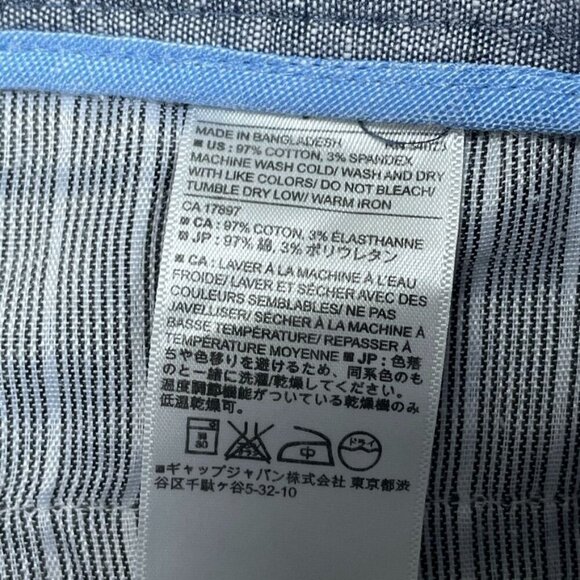 Banana Republic Mens Fulton Skinny Chino Pants 32x32 Cotton/Spandex Gray 6681 - Picture 3 of 9